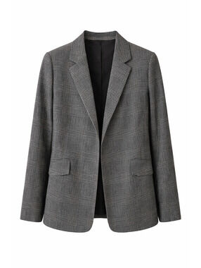 Dylan Gray gray Checkered blazer